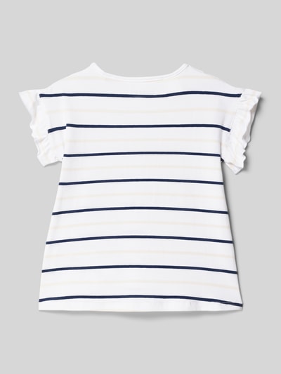 Guess T-Shirt mit Label-Stitching Weiss 3