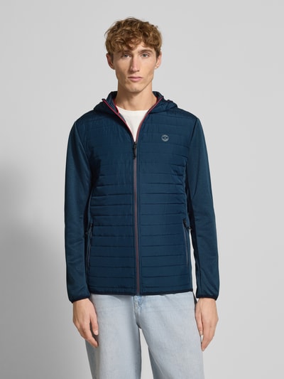 Jack & Jones Steppjacke mit Reißverschluss Modell 'MULTI QUILTED JACKET' Dunkelblau 4