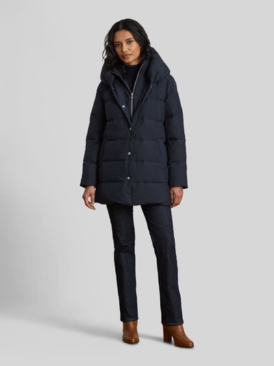 Lauren Ralph Lauren Regular fit donsjack met capuchonkraag Marineblauw - 1