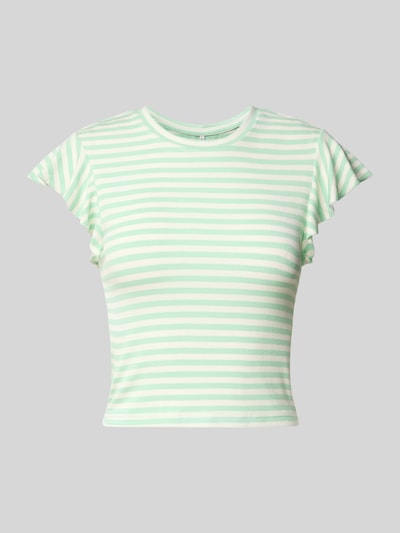 Only Regular fit T-shirt van viscosemix, model 'BELLA' Beige - 2