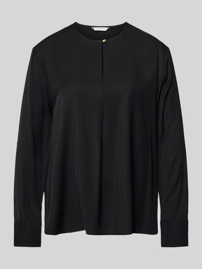 Tommy Hilfiger Relaxed Fit Langarmbluse aus reiner Viskose BLACK 2