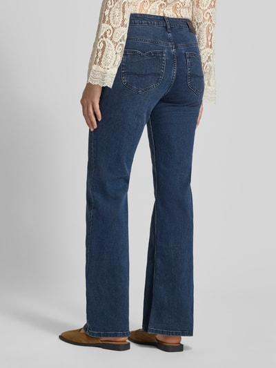 Pepe Jeans Jeansy o kroju bootcut z mieszanki bawełny model 'WILLA' Ciemnoniebieski 5