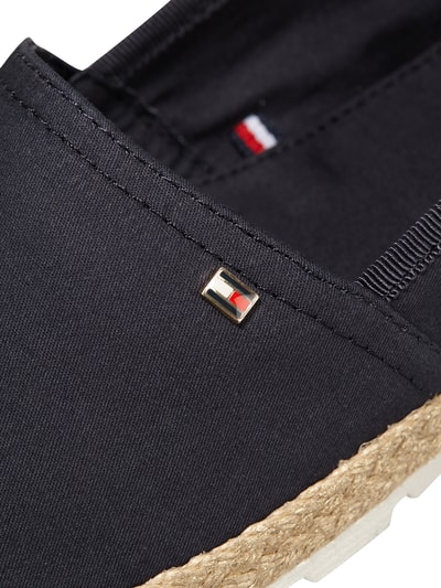 Tommy Hilfiger Espadrilles aus Textil Dunkelblau 2