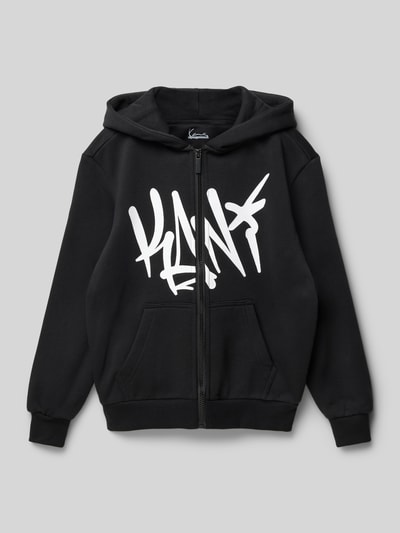 KARL KANI Sweatjacke mit Kapuze Black 1