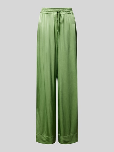 Essentiel Antwerp Wide leg broek met structuurmotief, model 'Hollusk' Mintgroen - 1