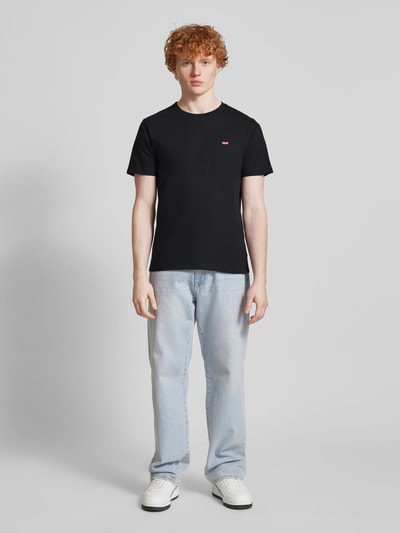 Levi's® T-Shirt mit Label-Stitching Black 1