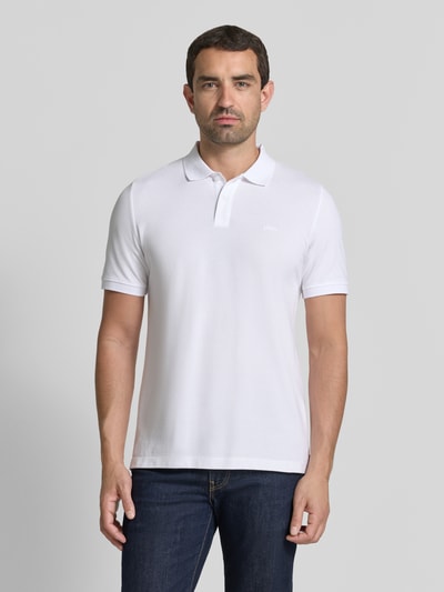 s.Oliver RED LABEL Koszulka polo z czystej bawełny o kroju regular fit Biały 4