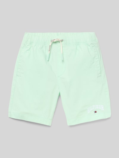 Tommy Hilfiger Kids Szorty z elastycznym pasem Miętowy 1