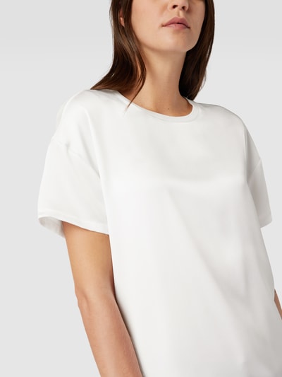 HUGO Blusenshirt mit Strukturmuster Modell 'Smart' Weiß 3