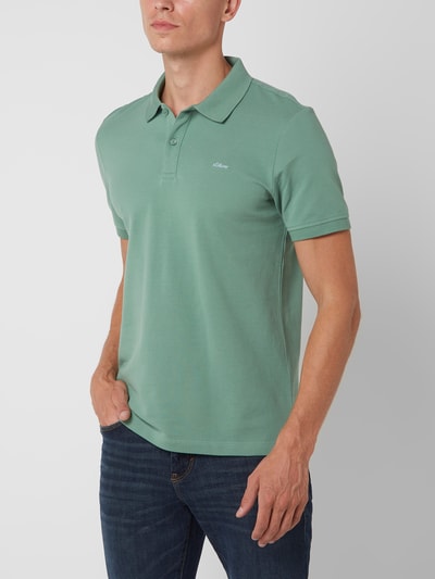 s.Oliver RED LABEL Regular Fit Poloshirt aus Piqué  Hellgruen 4