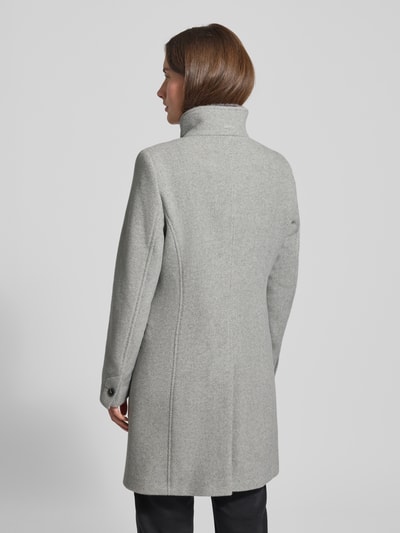 Cinque Płaszcz z listwą guzikową model ‘ASTRALA’ Jasnoszary melanż 5
