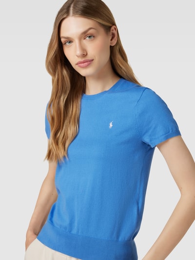 Polo Ralph Lauren T-Shirt mit Label-Stitching Bleu 3