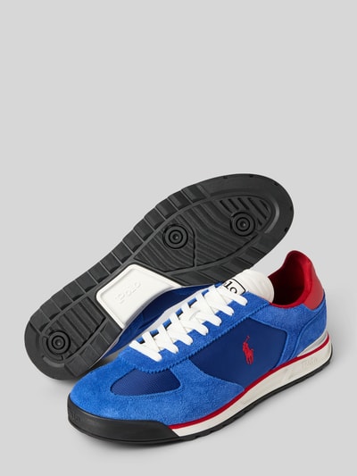 Polo Ralph Lauren Sneakers met vetersluiting, model 'VARICK' Blauw - 4