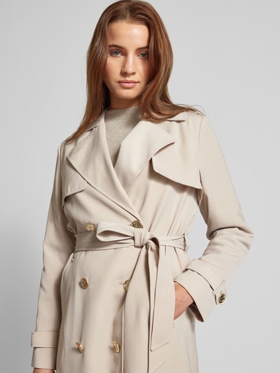 MICHAEL Michael Kors Trenchcoat mit Bindegürtel Modell 'DRAPEY' Offwhite 3