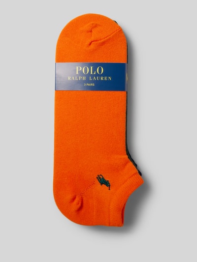 Polo Ralph Lauren Underwear Sneakersocken mit Label-Stitching im 3er-Pack Orange 3