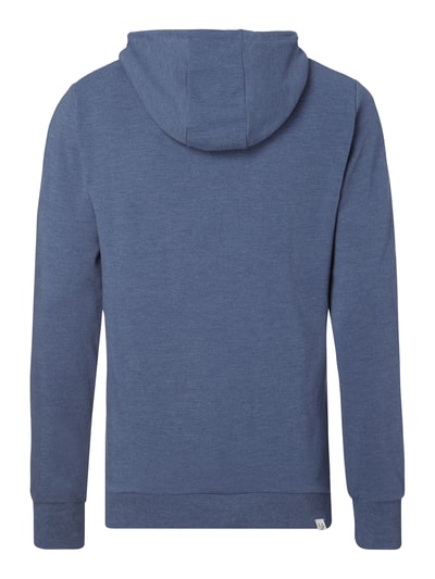 Ragwear Hoodie mit Rippenstruktur Blau Melange 4