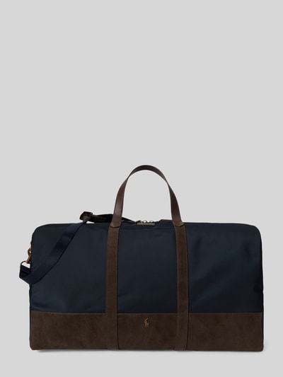 Polo Ralph Lauren Weekender reiner Baumwolle mit Velourslederbesatz Marine 1