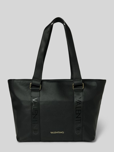 VALENTINO BAGS Torba shopper z aplikacją z logo model ‘TWIG’ Czarny 1