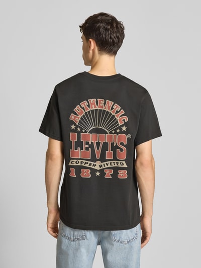 Levi's® T-Shirt mit Label-Print Black 5