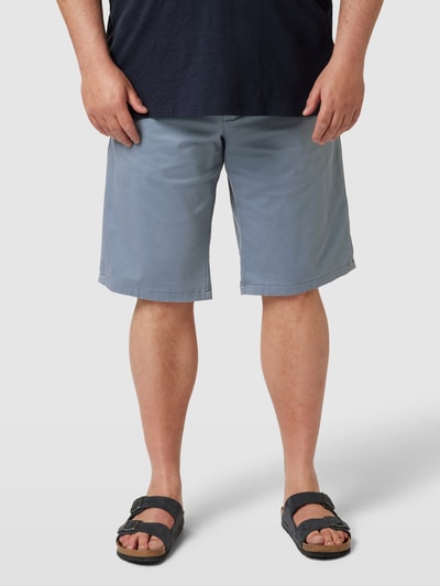 Jack & Jones Plus PLUS SIZE Chinoshorts mit fixierten Beinumschlägen Modell 'BOWIE' Blau 4