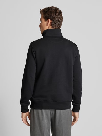 Gant Sweatshirt mit Label-Stitching Black 5