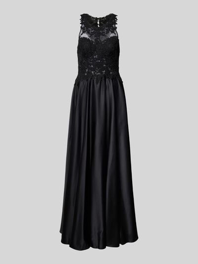 Mascara Abendkleid mit Häkelspitze Black 1