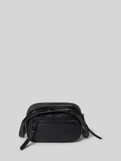 Steve Madden Handtas met labelapplicatie, model 'BENRICO' Zwart - 4