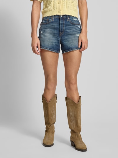 Levi's® 300 Szorty jeansowe o kroju regular fit z mieszanki bawełny Granatowy 4