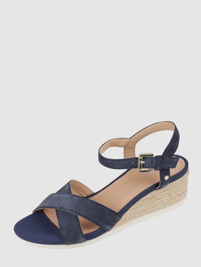 Geox Wedges aus Veloursleder Modell 'Ischia Corda' Beige 1