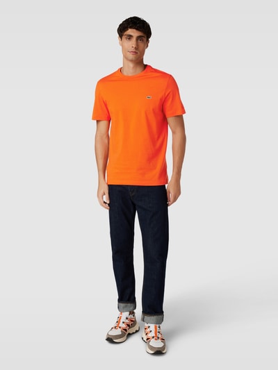 Lacoste T-Shirt mit Logo-Patch Orange 1