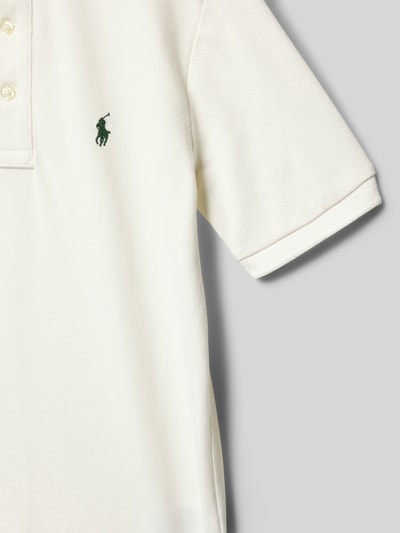 Polo Ralph Lauren Teens Regular fit poloshirt met logostitching Ecru - 2