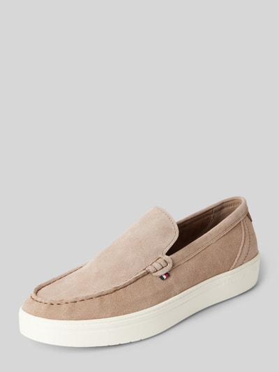 Tommy Hilfiger Loafer aus Rindsvelours Beige 1