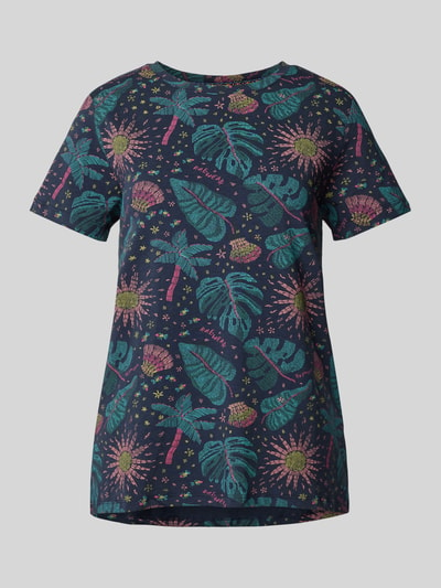 Ragwear T-Shirt mit Allover-Print Marine 2