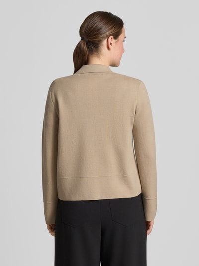 MM by Max Mara Strickjacke aus reiner Schurwolle Modell 'SNACK' Sand 5