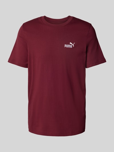PUMA PERFORMANCE T-Shirt mit Label-Stitching Bordeaux 2