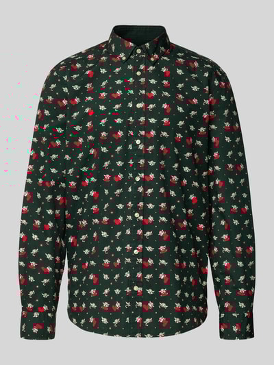 Montego Regular Fit Freizeithemd mit Weihnachtsmotiv Bottle 2