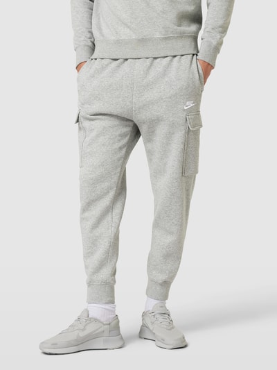 Nike Sweatpants met labelstitching Lichtgrijs gemêleerd - 4