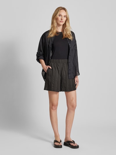 JAKE*S STUDIO WOMAN Shorts met elastische band Antraciet - 1