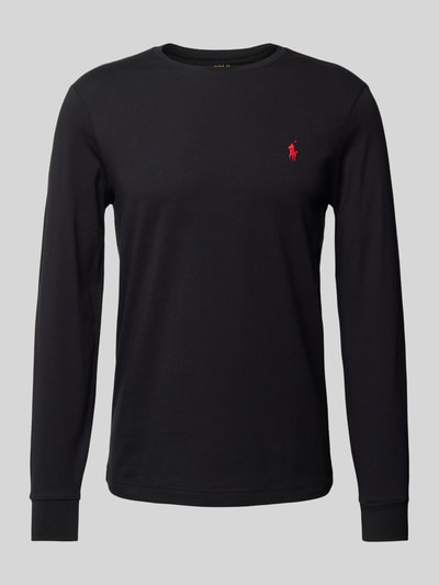 Polo Ralph Lauren Longsleeve mit Label-Stitching Black 2