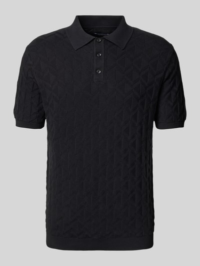 MCNEAL Slim Fit Poloshirt aus reiner Baumwolle Black 2