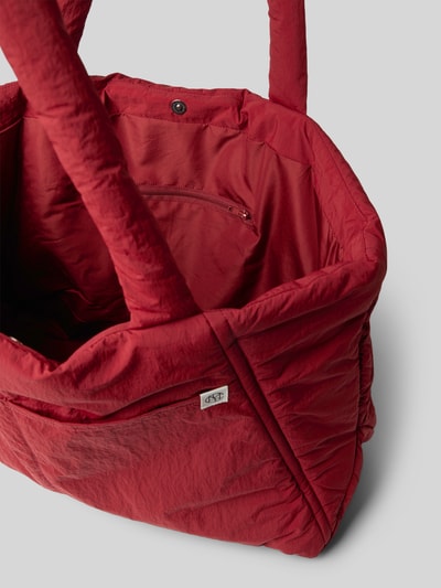 MSCH Copenhagen Shopper met labeldetail, model 'SIRIA SASJA' Donkerrood - 5