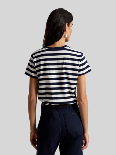 Polo Ralph Lauren Regular Fit T-Shirt aus reiner Baumwolle Marine 5