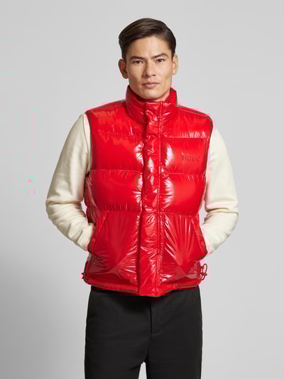 HUGO Regular Fit Steppweste aus wasserabweisendem Material Modell 'BALTINO2541' Rot 4