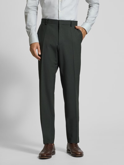 BOSS Regular Fit Anzughose aus Schurwoll-Mix Oliv 4