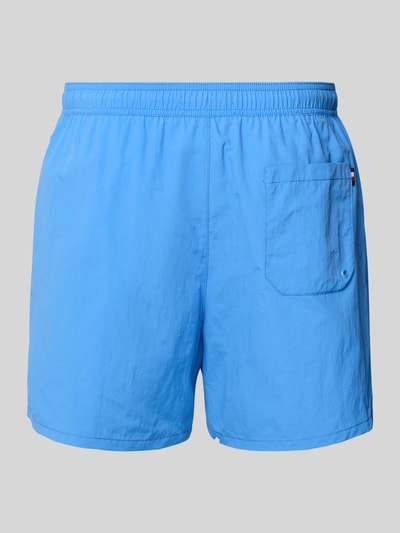 Tommy Hilfiger Regular Fit Badehose mit Logo Stitching Blau 4