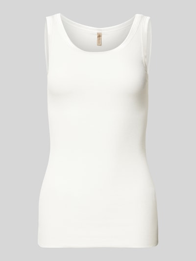 Soyaconcept Tanktop in Ripp-Optik Modell 'RYAN' Offwhite 2