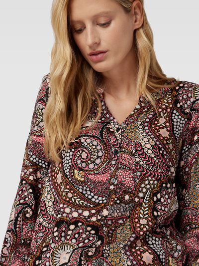 Soyaconcept Blouse met all-over motief, model 'Manny' Roze - 3