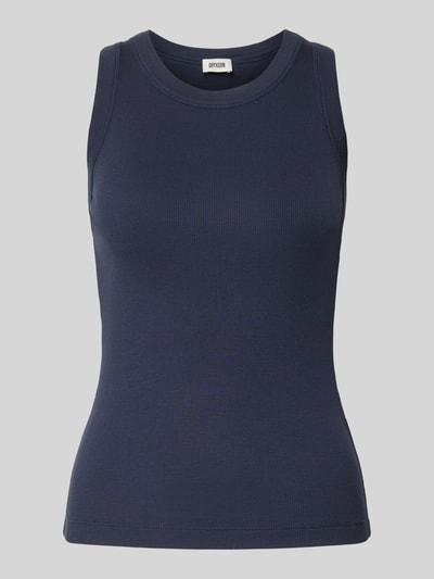 Drykorn Top met ronde hals, model 'OLINA' Marineblauw - 2