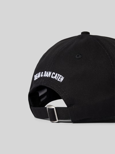 Dsquared2 Basecap mit Label-Stitching Black 4