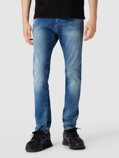 Tommy Jeans Slim fit jeans met labeldetail, model 'SCANTON' Lichtblauw - 4